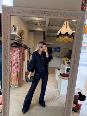 CONJUNTO DENIM DARK BLUE