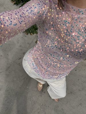 BLUSA PINK LENTEJUELA