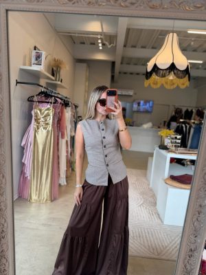 PANTALON SATIN HOLGADO