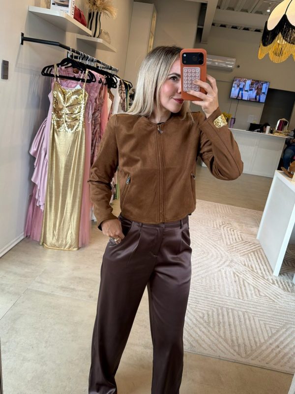 PANTALÓN SATIN BROWN - Imagen 8