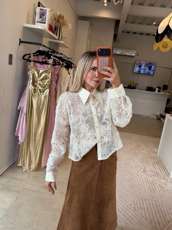 FALDA MIDI SUEDE - Imagen 2