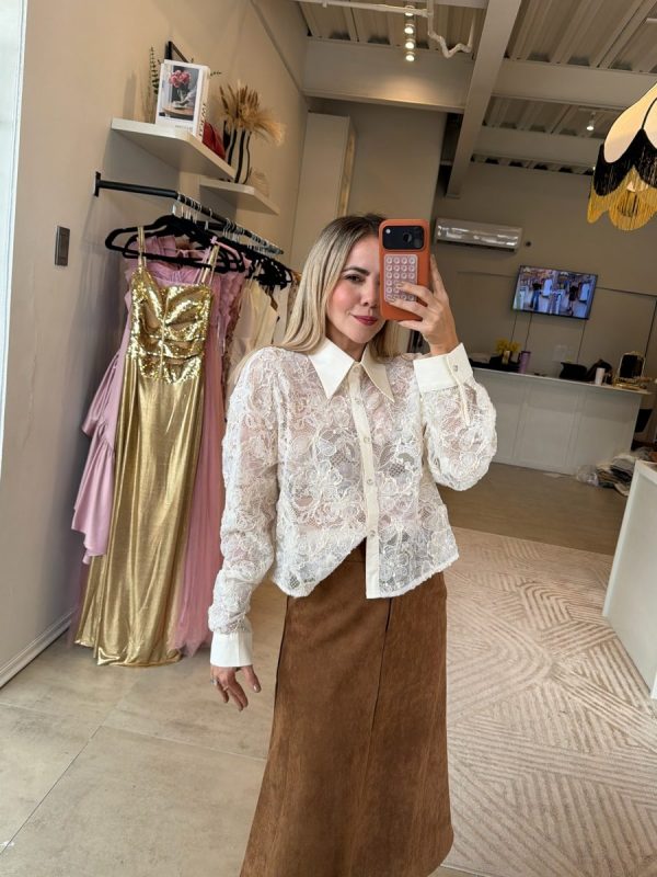 FALDA MIDI SUEDE - Imagen 3