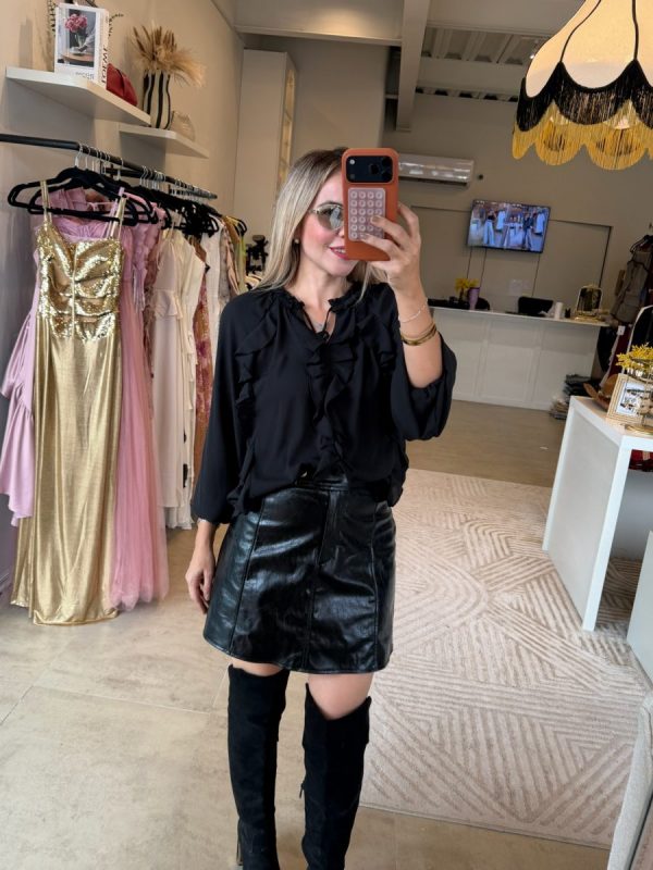 BLUSA BOHO BLACK - Imagen 4