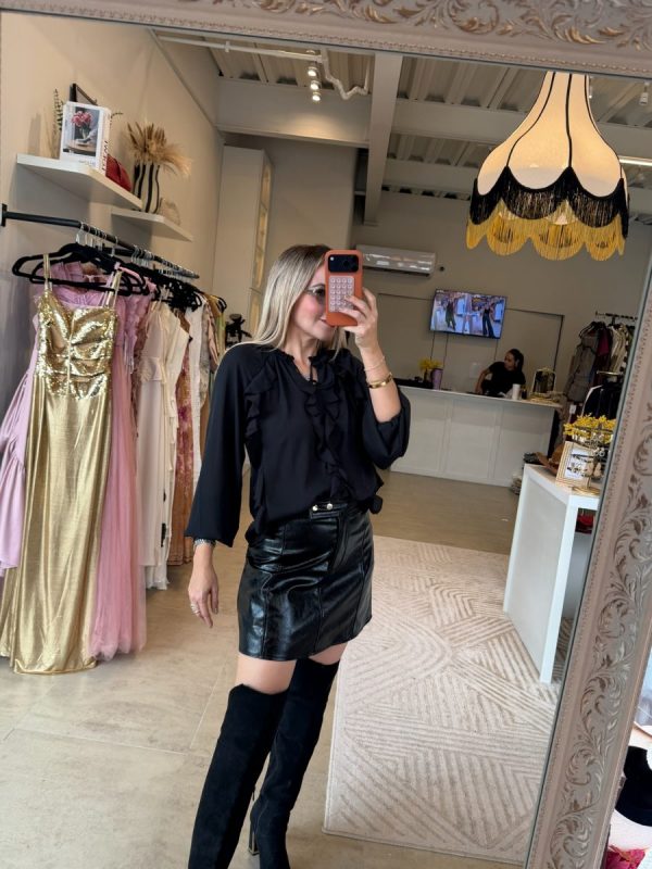 BLUSA BOHO BLACK - Imagen 2