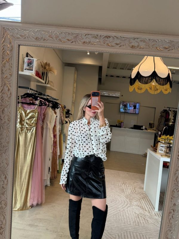FALDA BLACK VINIPIEL CORTA - Imagen 5