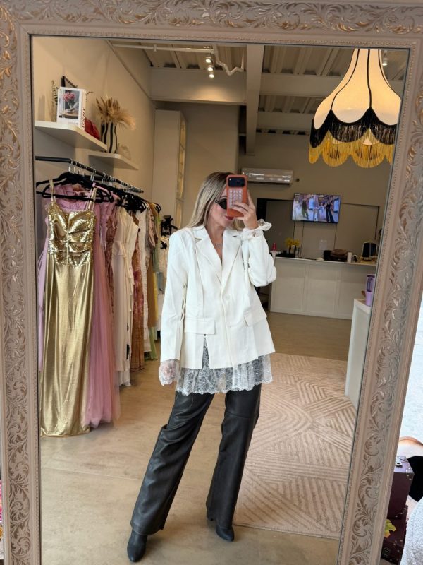 BLAZER LACE WHITE - Imagen 3