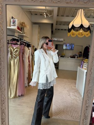 BLAZER LACE WHITE
