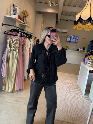 BLUSA BOHO BLACK
