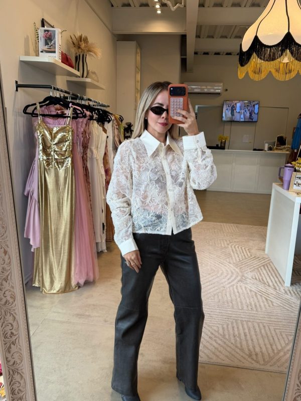 CAMISA WHITE LACE - Imagen 4