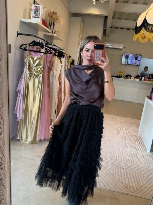FALDA TUL BLACK