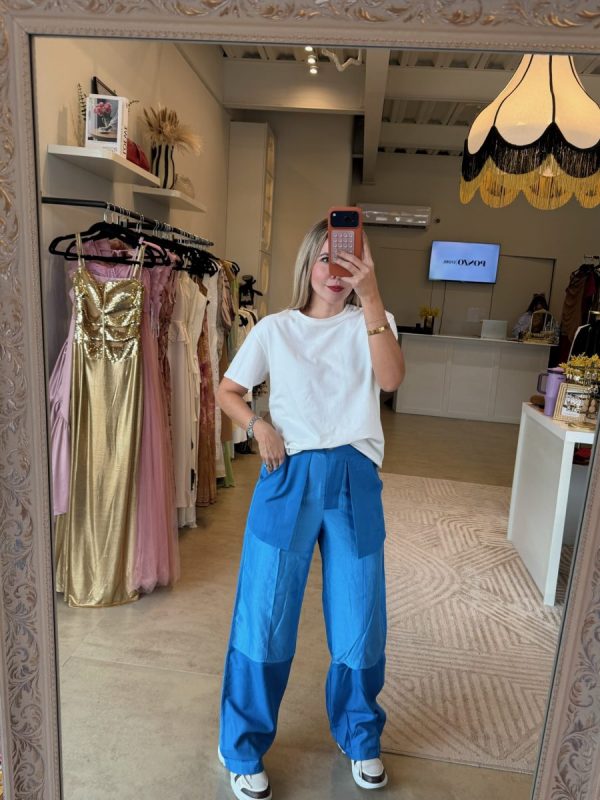 PANTALÓN BLUE BICOLOR - Imagen 3