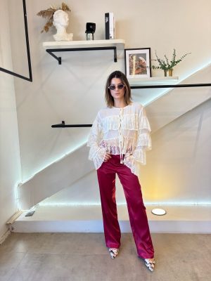 BLUSA ENCAJE BOHO IVORY