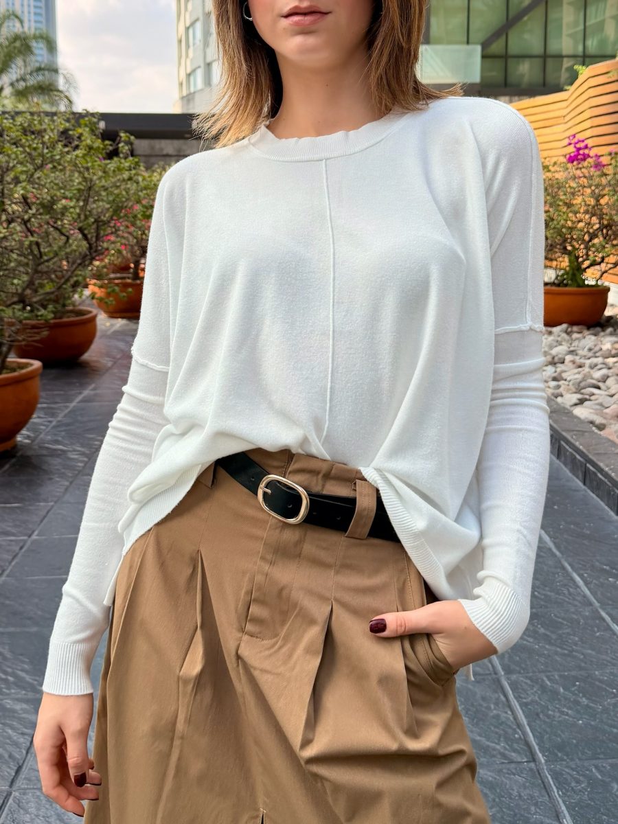 SUÉTER CASHMERE WHITE - Imagen 3