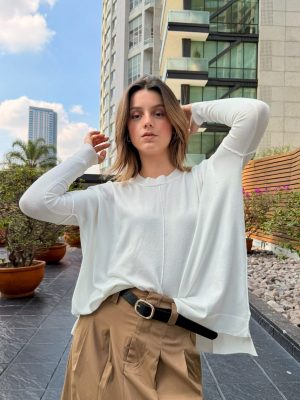 SUÉTER CASHMERE WHITE