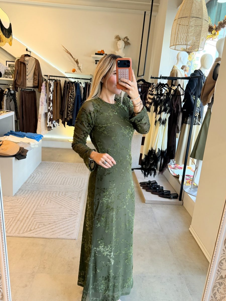VESTIDO MESH GREEN - Imagen 4