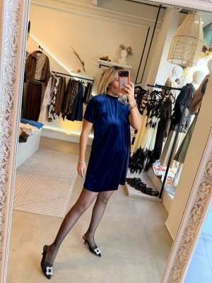 VESTIDO VELVET BLUE