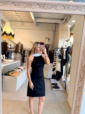 VESTIDO CORTO BLACK WHITE