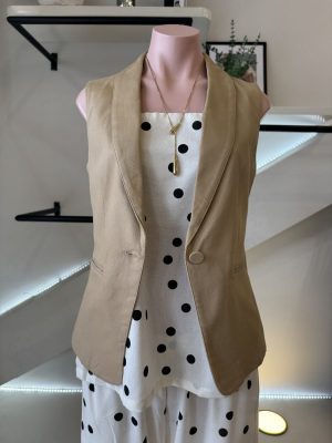CHALECO FORMAL KHAKI