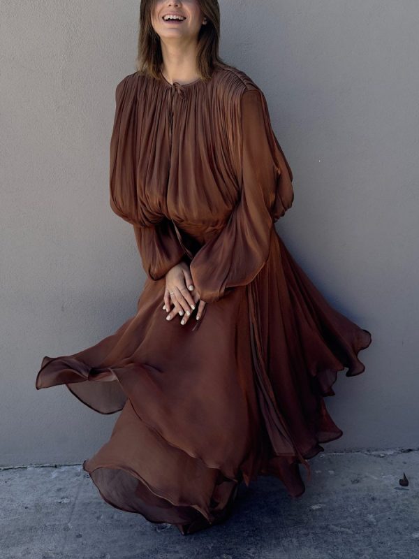 VESTIDO MOCHA MOUSSE - Imagen 4