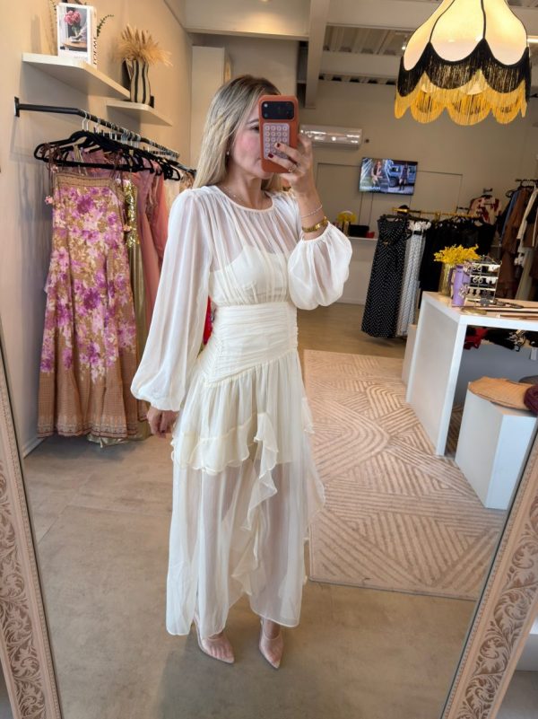 VESTIDO CREAM BOHO - Imagen 4