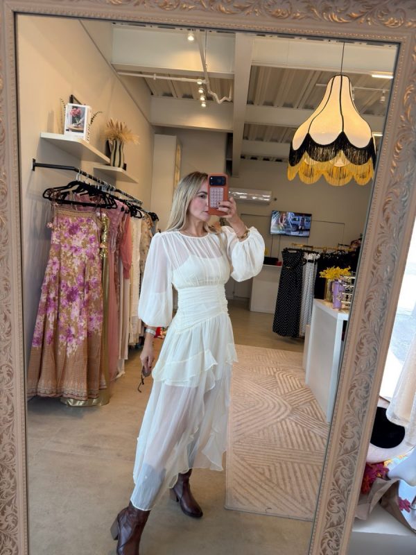 VESTIDO CREAM BOHO - Imagen 7