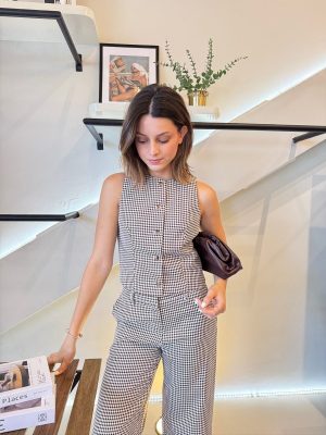 CONJUNTO CHALECO CUADROS