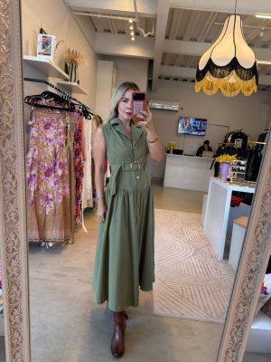 VESTIDO MIDI GREEN