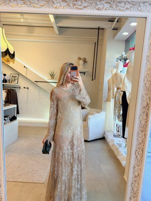 VESTIDO ENCAJE IVORY