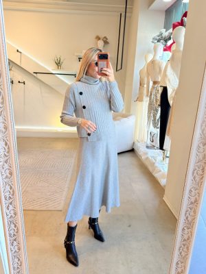 CONJUNTO FALDA PUNTO GREY