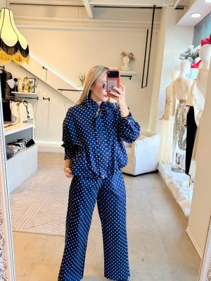 CONJUNTO POLKADOTS BLUE