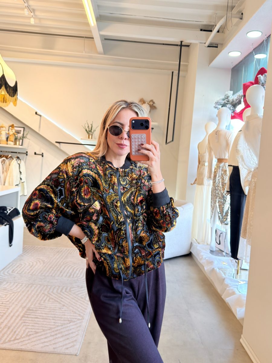 BOMBER JACKET GOLD - Imagen 2