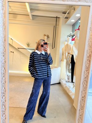 BLUSA LINES OVERSIZE