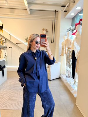 CAMISA CORBATÍN BLUE