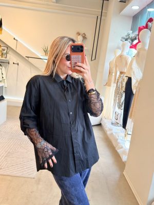 CAMISA BLACK ENCAJE