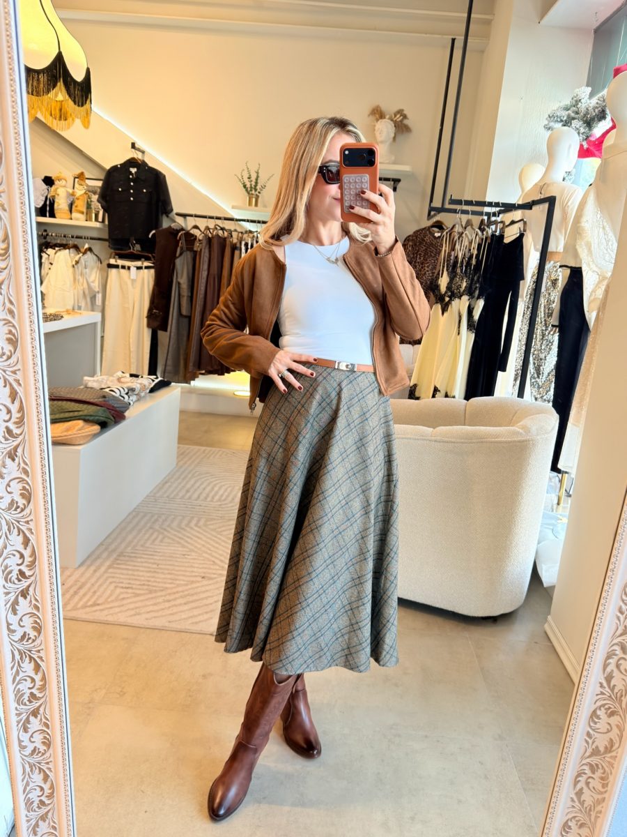 FALDA CUADROS GREEN - Imagen 3