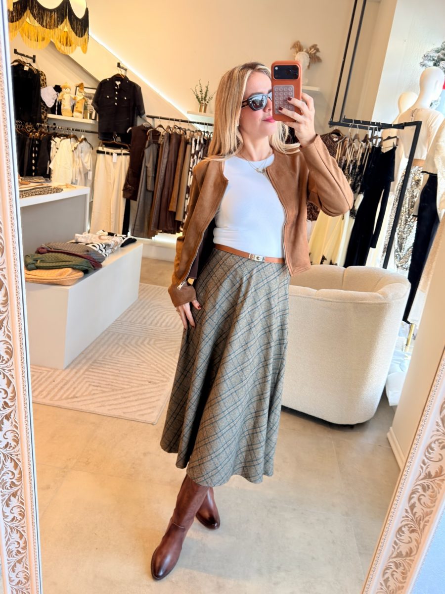 FALDA CUADROS GREEN - Imagen 4