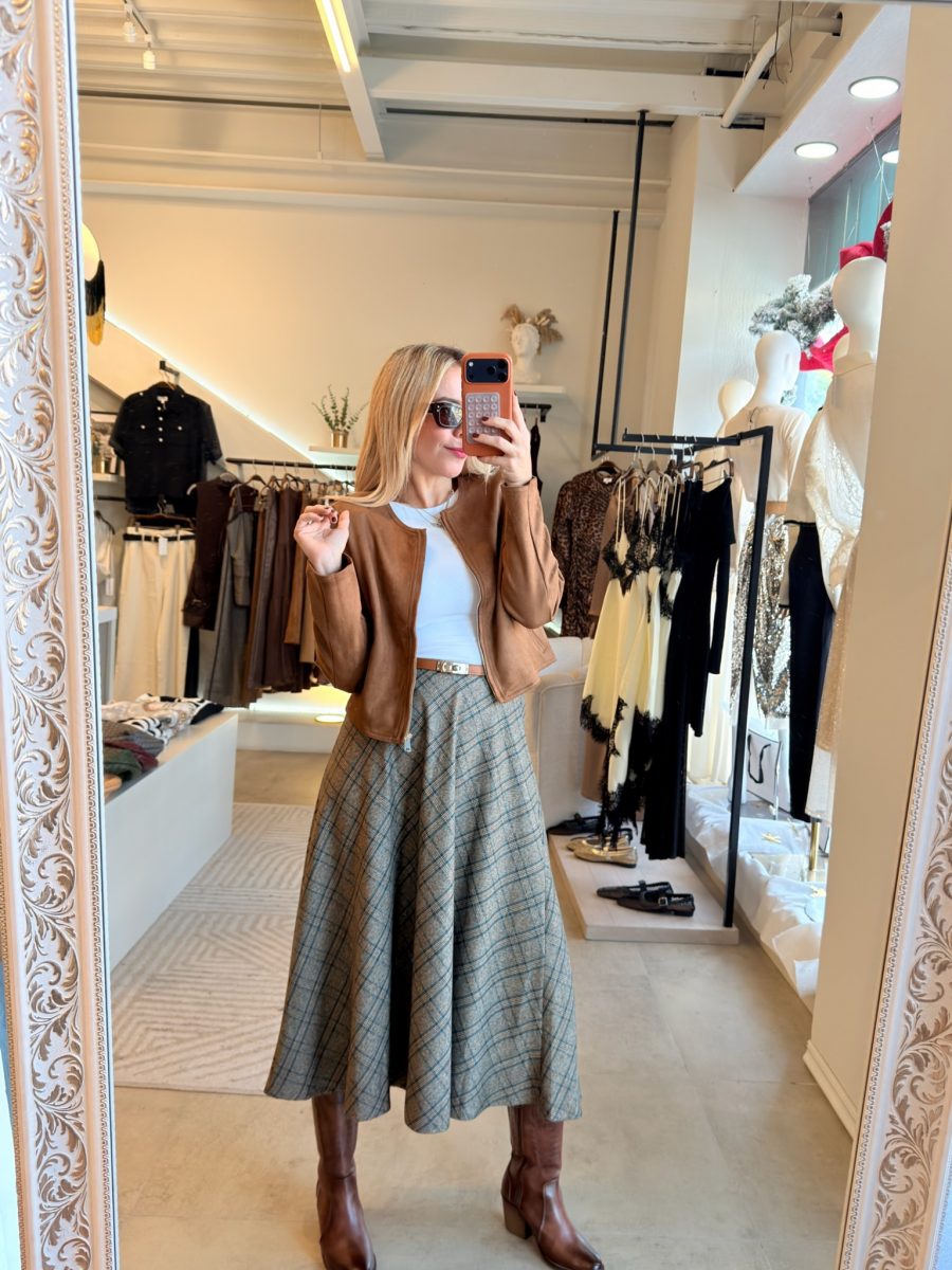 FALDA CUADROS GREEN - Imagen 5