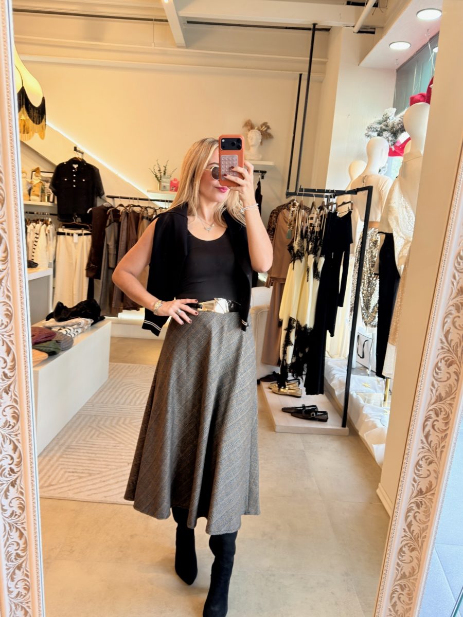 FALDA CUADROS BROWN - Imagen 6