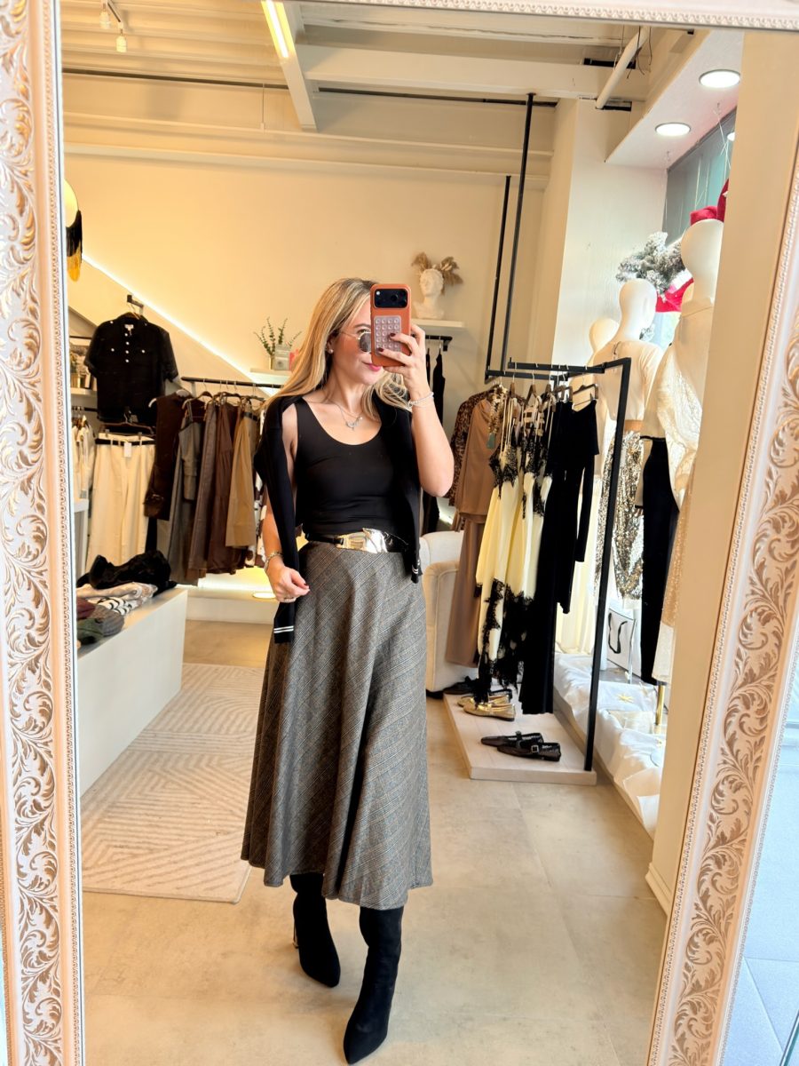 FALDA CUADROS BROWN - Imagen 8