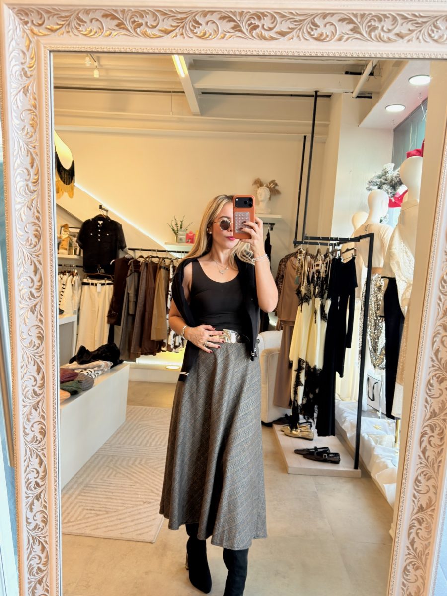 FALDA CUADROS BROWN - Imagen 5