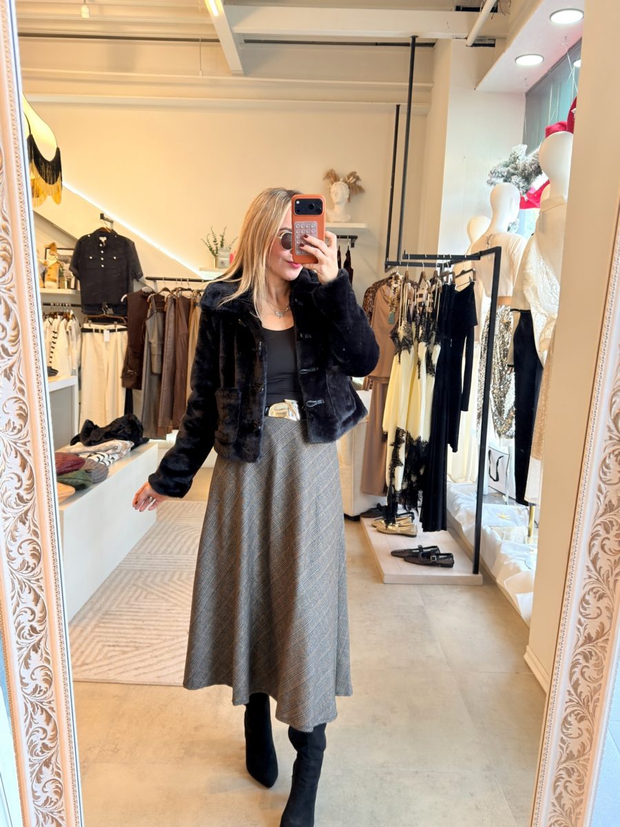 FALDA CUADROS BROWN - Imagen 4