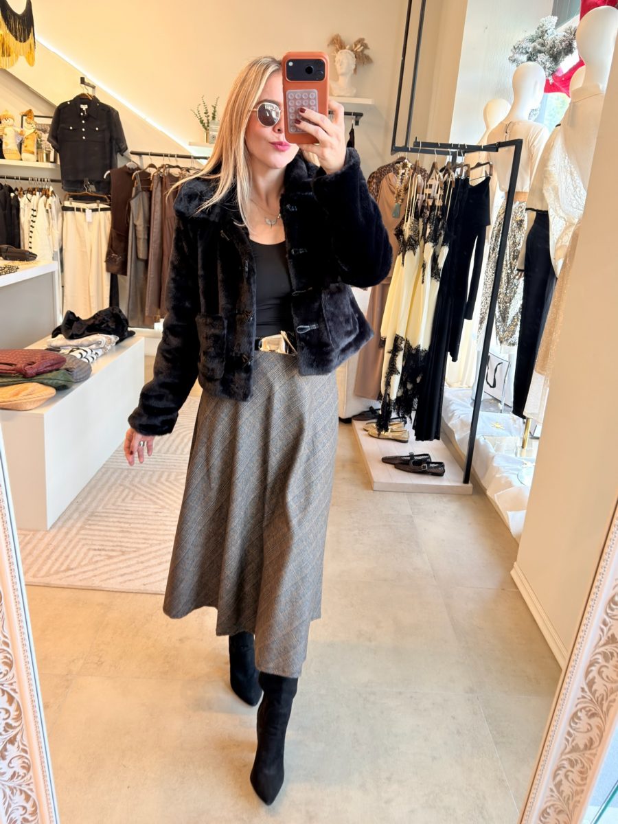 FALDA CUADROS BROWN - Imagen 2