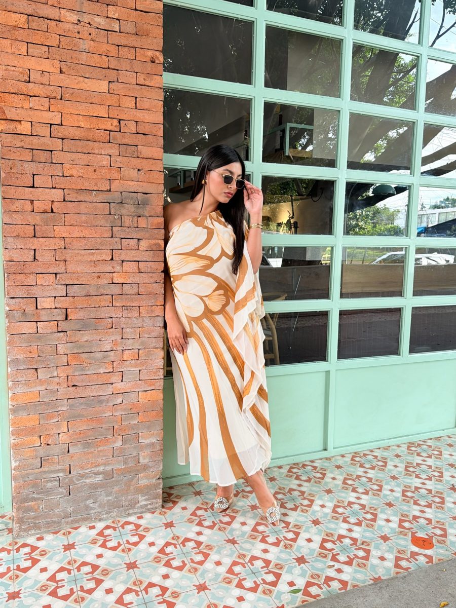 VESTIDO ONE SHOULDER YELLOW