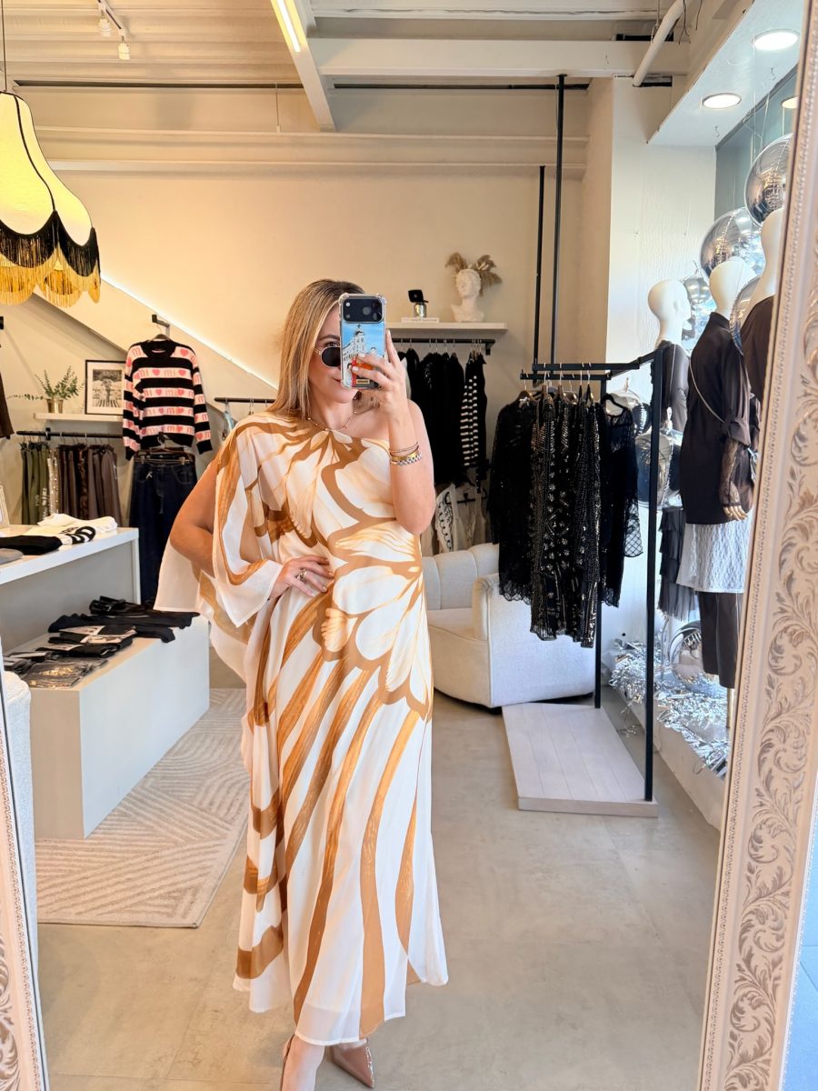 VESTIDO ONE SHOULDER YELLOW - Imagen 8