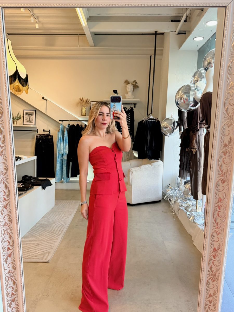 CONJUNTO STRAPLESS RED - Imagen 5