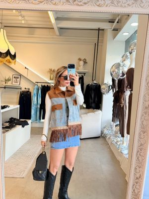 CHALECO DENIM VAQUERO