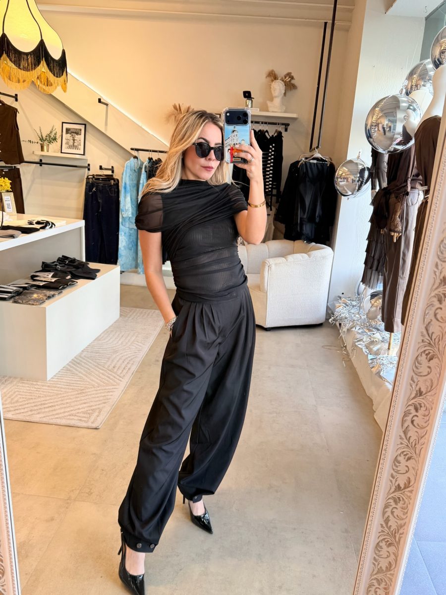 PANTALÓN GLOBO BLACK