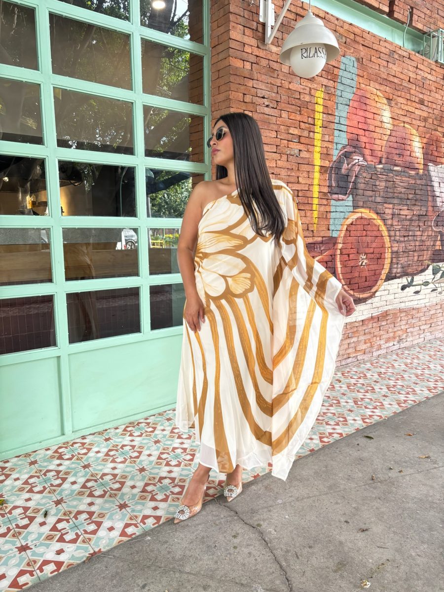 VESTIDO ONE SHOULDER YELLOW - Imagen 4