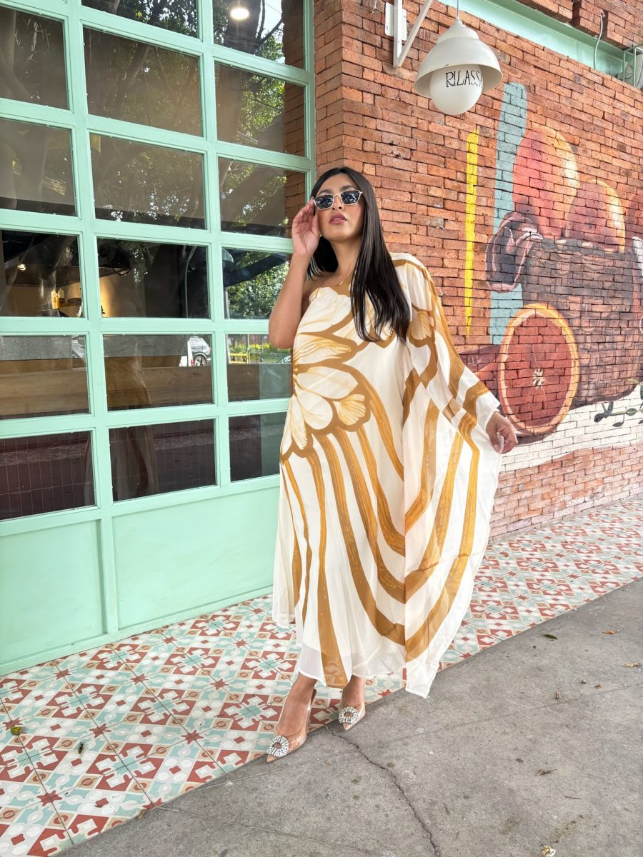 VESTIDO ONE SHOULDER YELLOW - Imagen 3