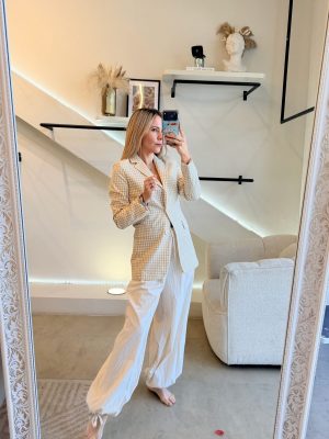 BLAZER CUADROS YELLOW